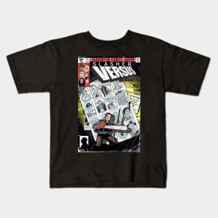 SLASHER VS SLASHER - DAYS OF FUTURE SLASH! COVER Kids T-Shirt